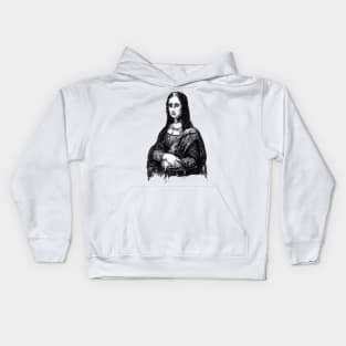 Psychedelic Mona Lisa Kids Hoodie